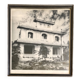 Photo Indochina, glazed wood frame