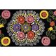 Handmade Ottoman Suzani Covered Bench from Anatolia