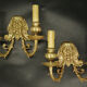 Pair of Japanese orientalist sconces of the nineteenth century
