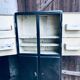 Rounded metal cabinet
