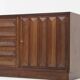 Spanish brutalist sideboard solid wood