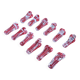 Set of 12 Art Deco crystal knife holders by Christian Eldé