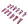 Set of 12 Art Deco crystal knife holders by Christian Eldé