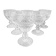 6 crystal glasses of Saint Louis model Trianon h 14 cm
