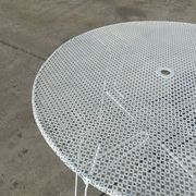 Garden table attributed to Mathieu Mategot from the 1950s.