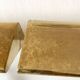 Pair of notary-style lamps in gilded metal