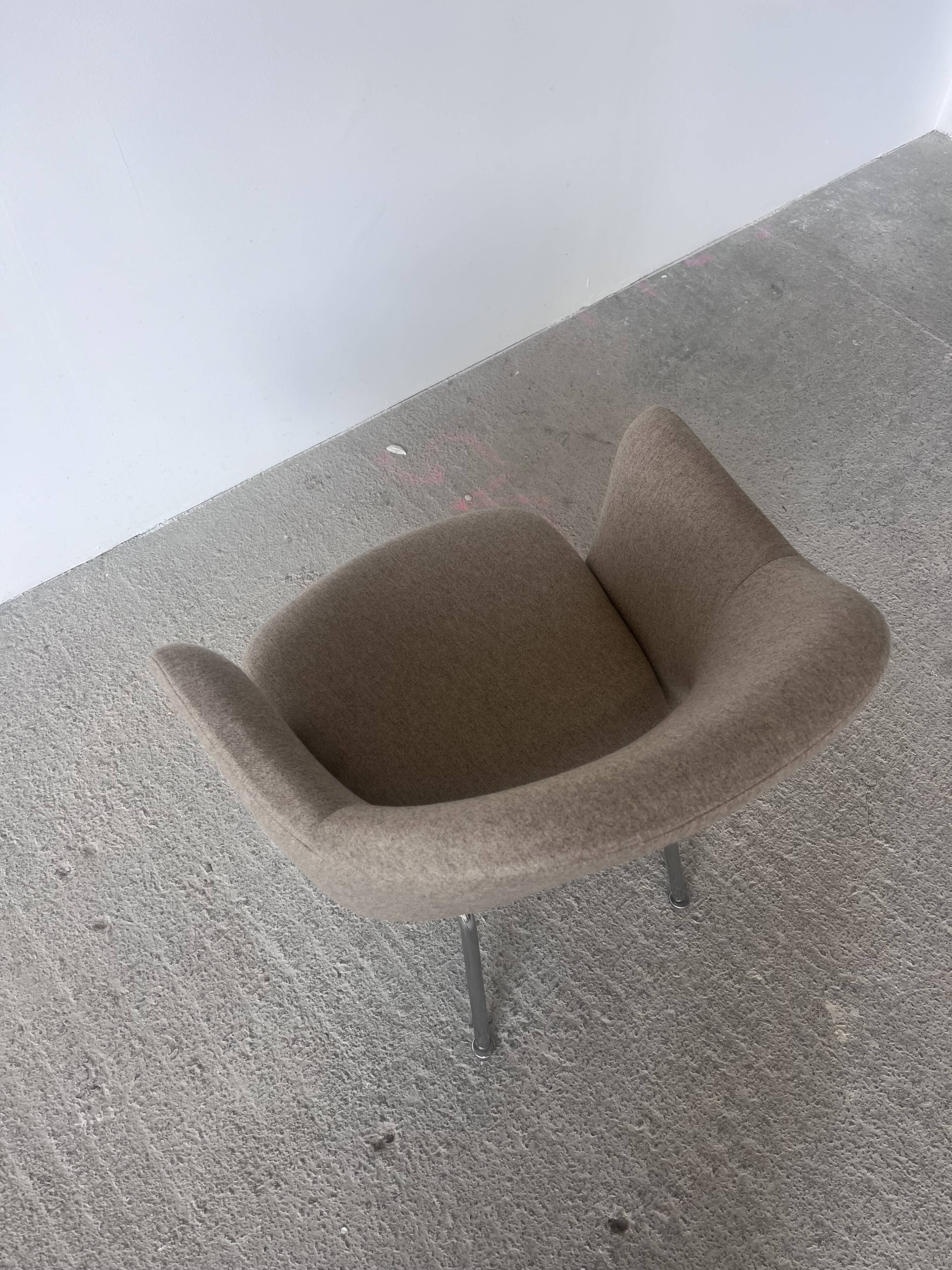 Eero Saarinen fabric armchairs