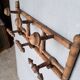 Bamboo style wooden wall coat hook ep 1940