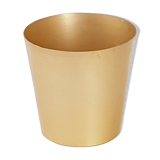 Vintage gold metal basket 1960