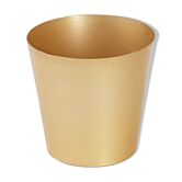 Vintage gold metal basket 1960