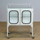 Vintage iron medical trolley 1970s