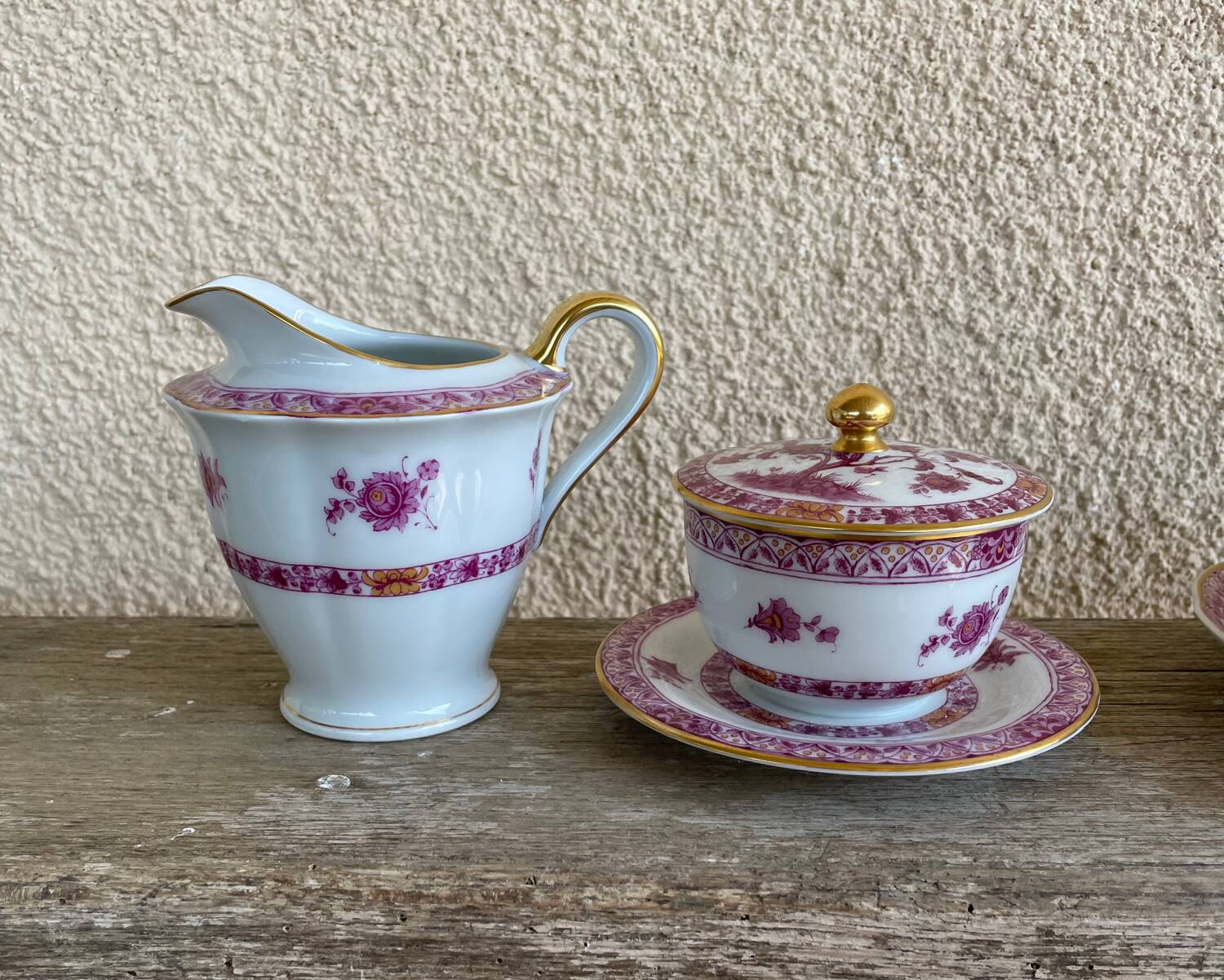 Limoges porcelain coffee service from Haviland, Tree model