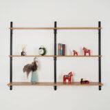 Oak shelving unit, Danish design, 1970s, production: Denmark