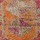 3x10 Turkish Red & Orange Vintage Runner Rug, 90x295Cm