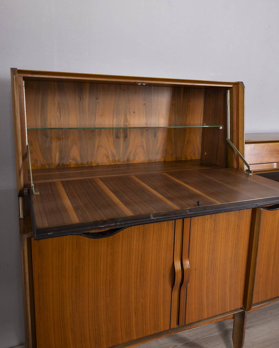 Vintage 1970s teak sideboard, designed by Barovero