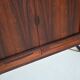 Sofus Jorgensen cross-leg highboard in rosewood Nyrup Denmark 1960