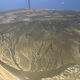 Etched brass and inlaid agate coffee table by Felix De Boussy, Belgium