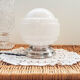 Lamp to lay vintage opaline white Clichy glass