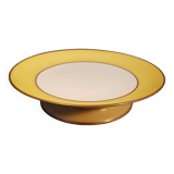 Piédouche plate in Limoges porcelain