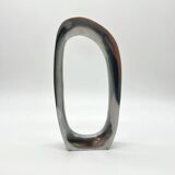 Vase sculptural en fonte d’aluminium — 1980s