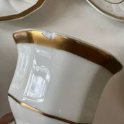 Service à café en porcelaine de Limoges Baynaud & cie