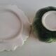 Slush cup and saucer in the shape of an artichoke