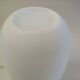 Vintage 60s collector's table lamp mushroom shaped white plastic