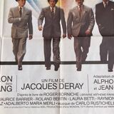 Affiche de cinéma originale, Le Gang avec Alain Delon et Maurice Barrier
