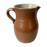 Pitcher in glazed stoneware 70s
