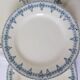 4 assiettes dessert vintage en terre de fer modèle Boetie