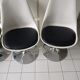 Set of 4 swivel tulip chairs