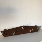 Coat rack 5 vintage 1960 71x13cm hooks