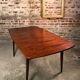 Scandinavian table with rosewood extensions from Rio vintage 1960