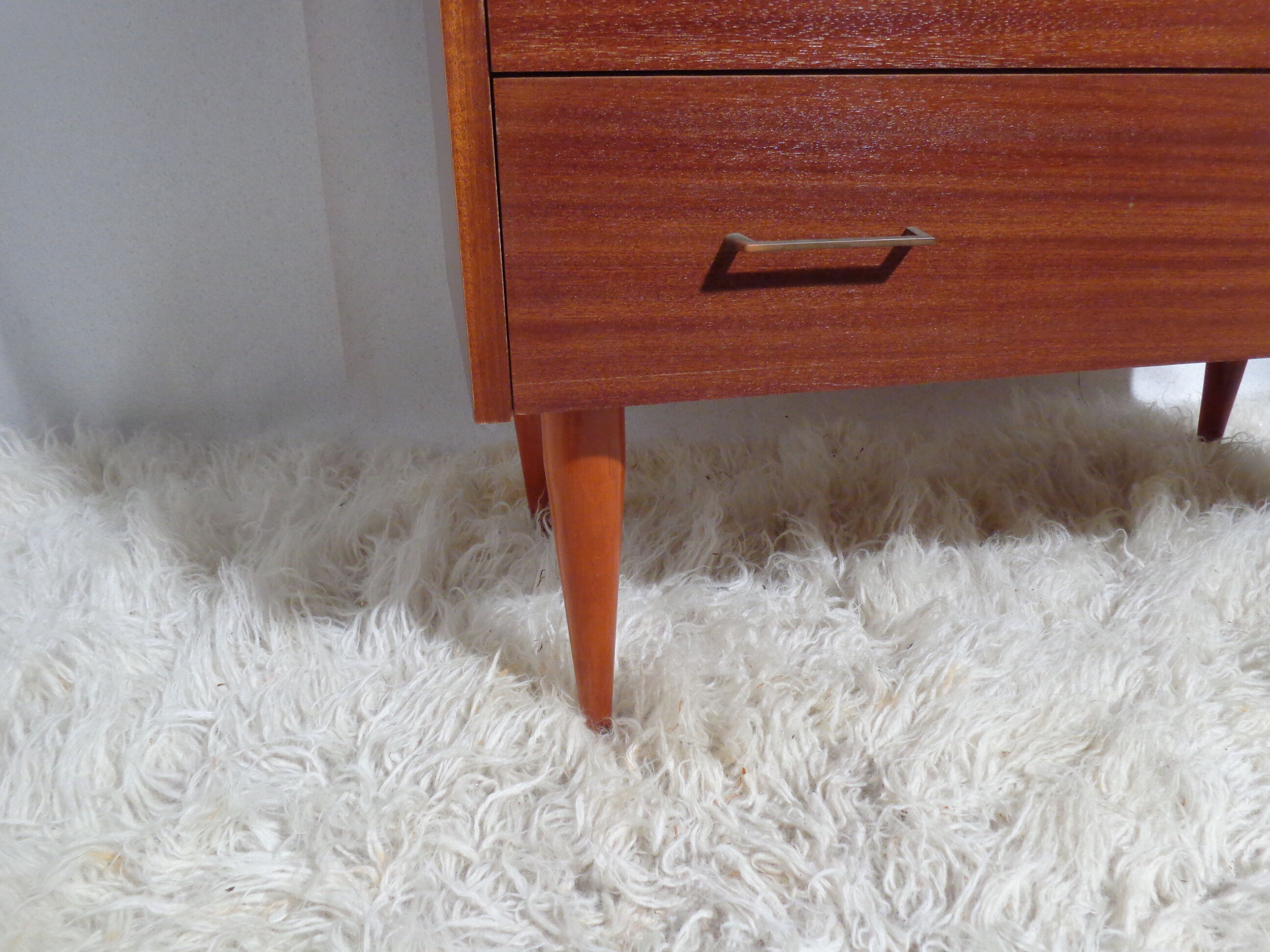 Chest of drawers vintage 60s teak