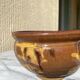 Antique glazed earthenware soup tureen