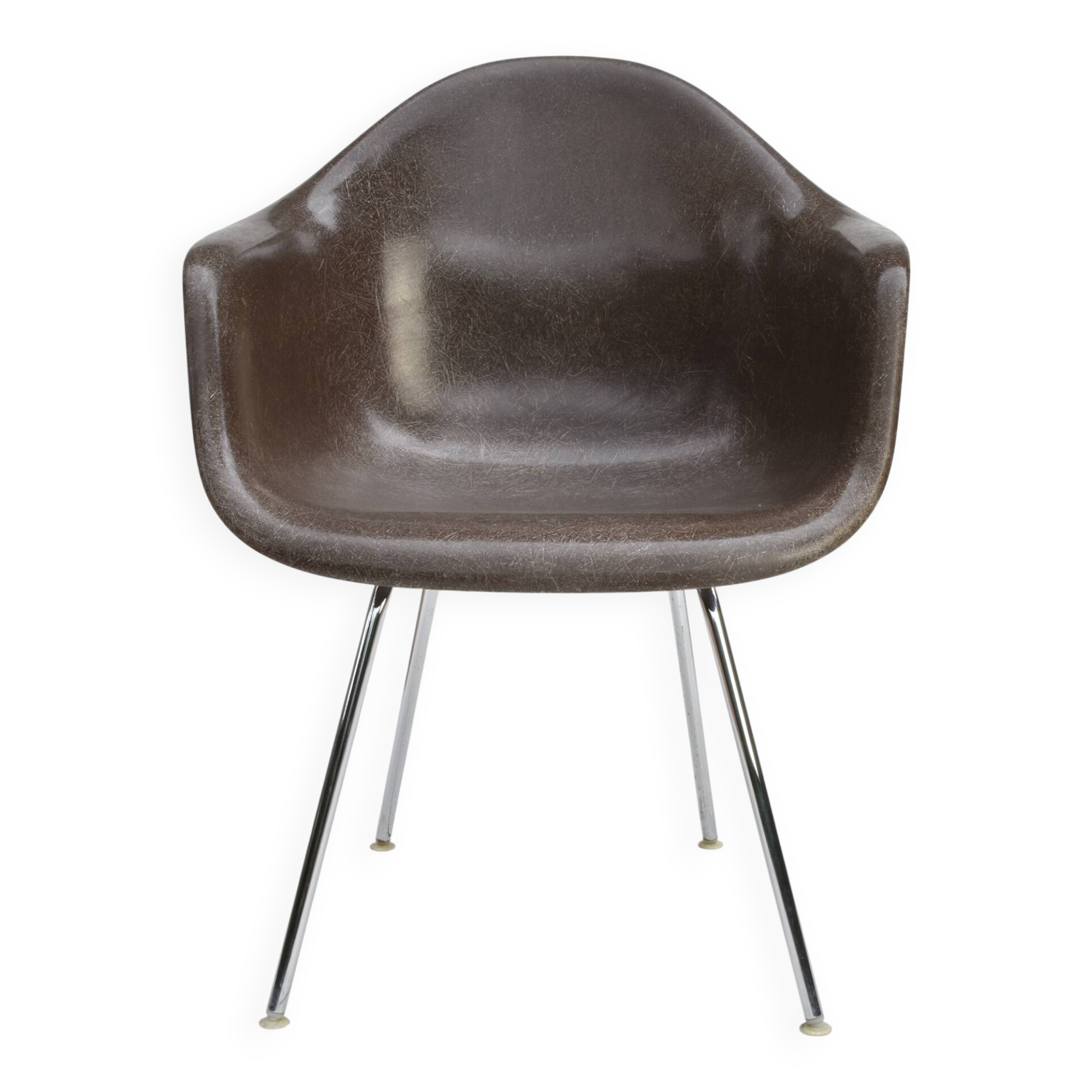 Fauteuil Eames DAX fibre de verre édition Vitra des années 60/70