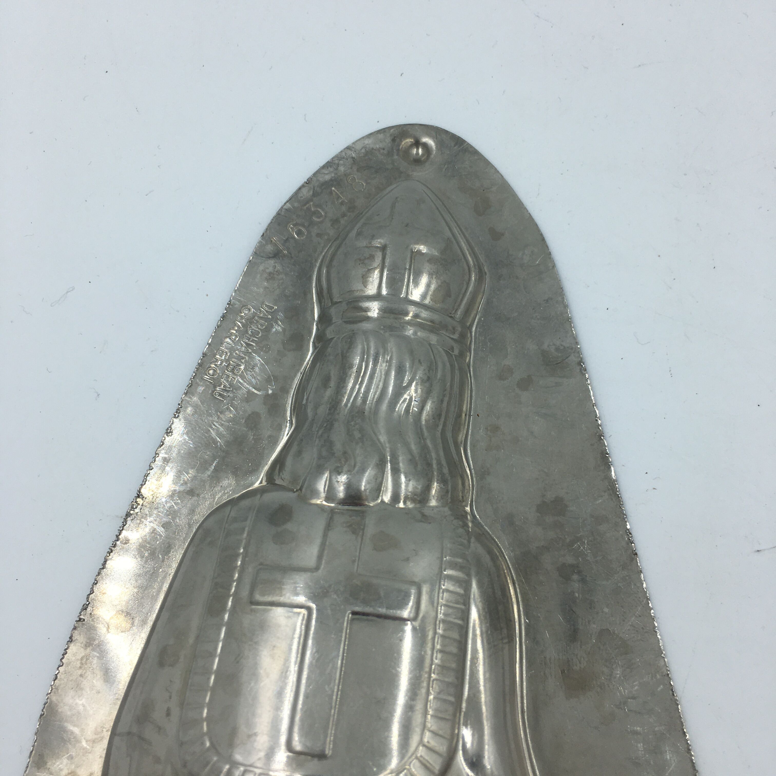 Chocolate mold of St. Nicholas