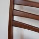 Paire de chaises scandinaves skaï noir