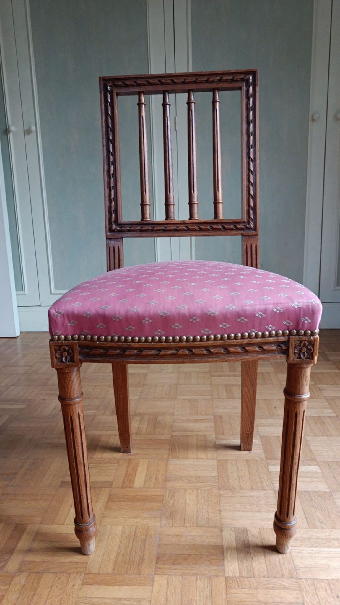 Paire de chaises de chambre  Napoleon lll