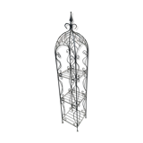 Wrought iron shelf