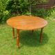 Folding wooden round table – Ø 115 cm