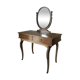 Art Deco style dressing table in mahogany gooseneck mirror
