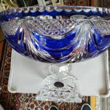 Blue Lorraine crystal cup
