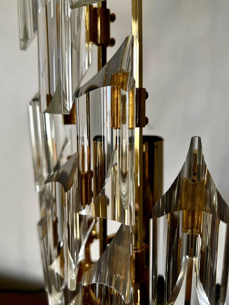 Lampe Oscar Torlasco pour Stilkronen, Murano Italie 1970