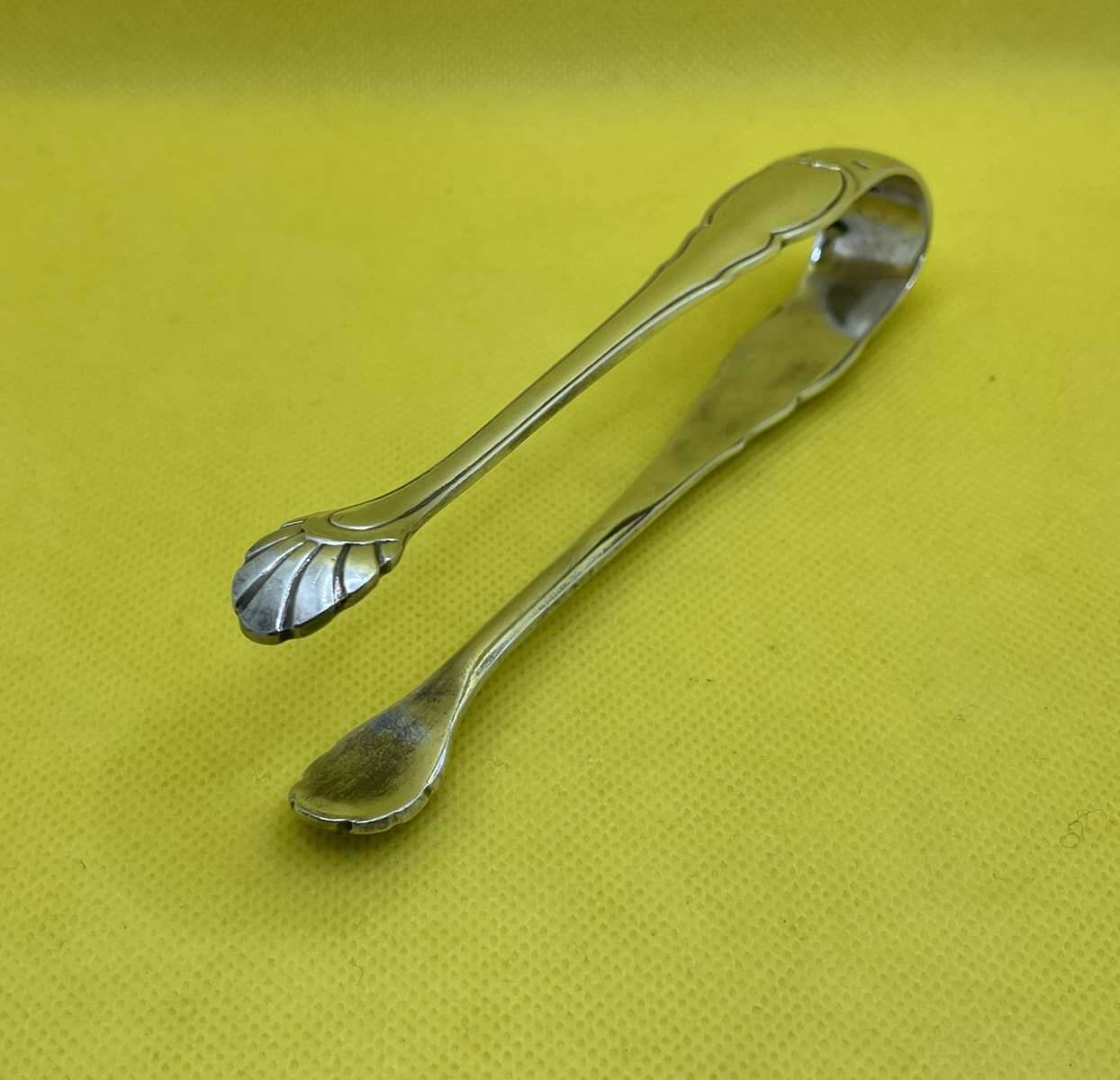 Pince à sucre en métal argenté boulenger