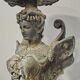 Empire style bronze jardinières, bronze and marble, 1805