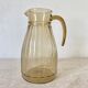 Smoked glass pitcher from the 70s