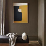 Black ochre paint