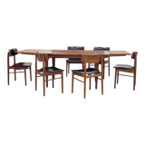 Teak table and 6 chairs