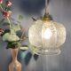 Vintage glass globe walker